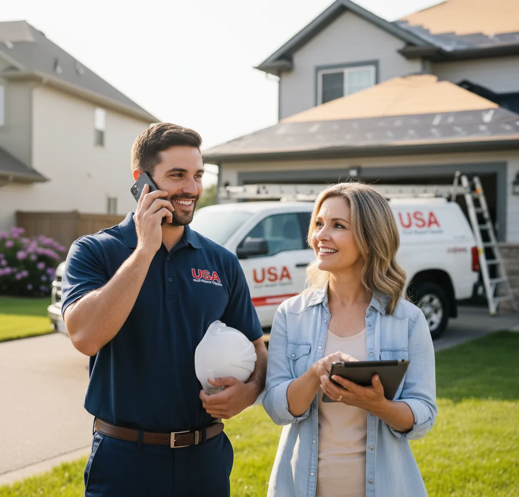 USA Roof Repair Experts customer support in Chimacum